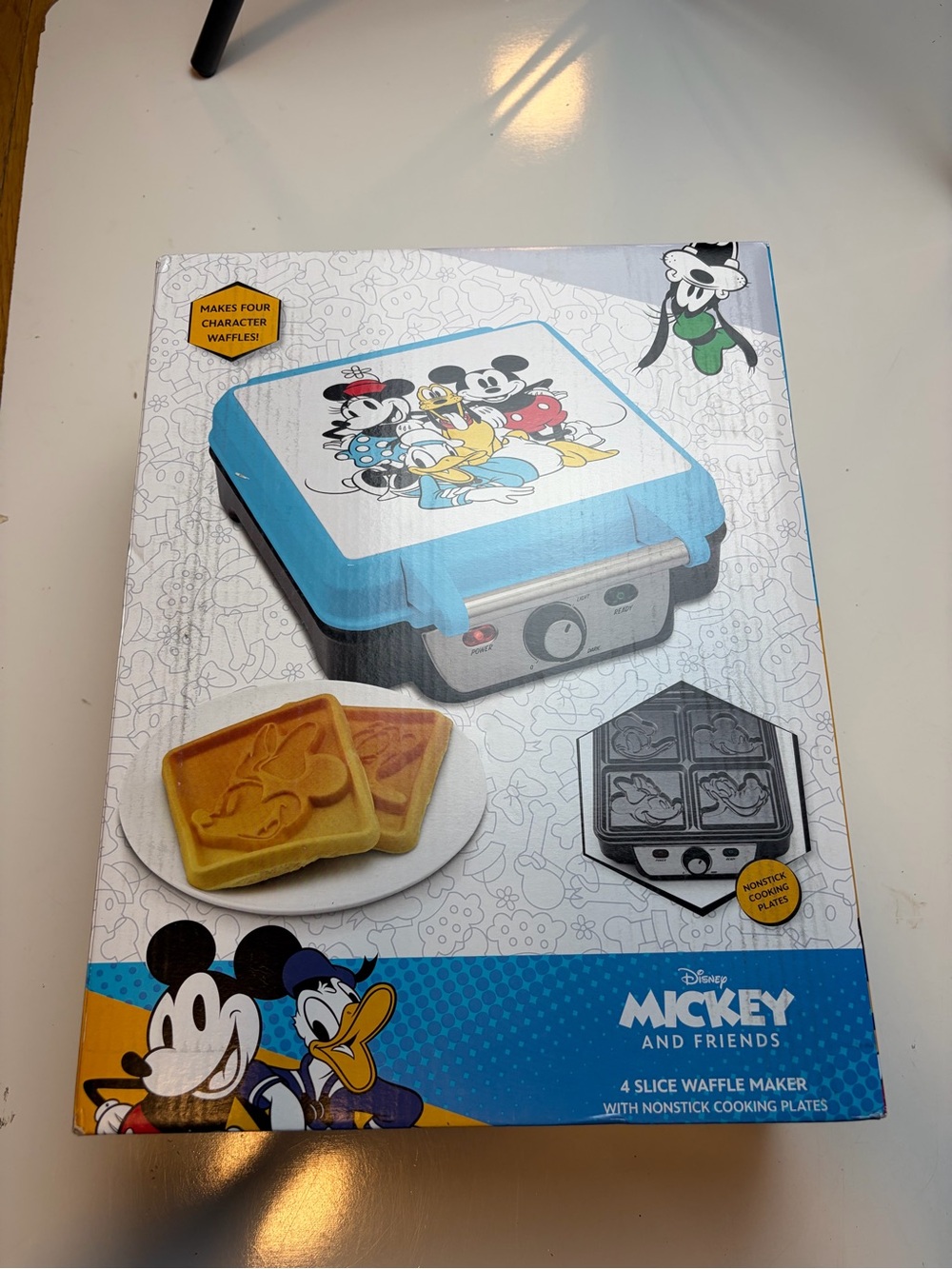Disney Mickey and friends 4 slice waffle maker